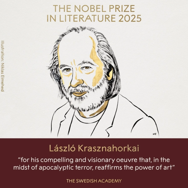 nobelivska premija z literaturi 2025 laureat laslo krasnagorkaj 7964661 - Літературний Нобель 2025 року – переможець: Ласло Краснагоркаї