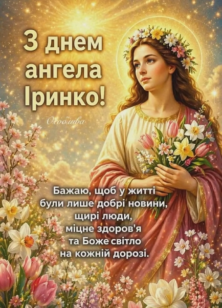 imenini irini vitannja ukrayinskoju movoju v prozi poeziyi ta zobrazhennjah fd554c9 - Іменини Ірини: вітання українською мовою в прозі, поезії та зображеннях